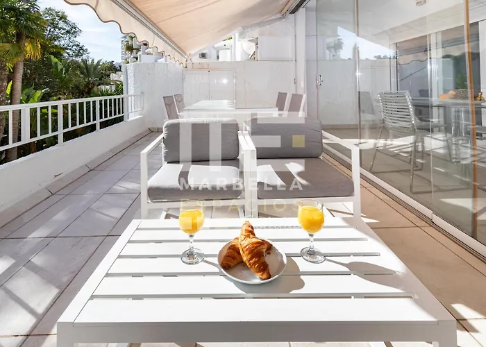 204 Luminoso Apto Centro Junto A La Playa ماربيا